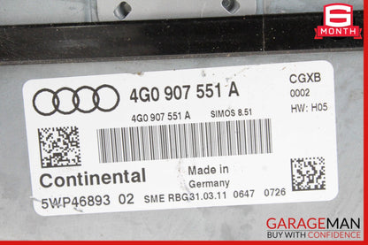 2012-2018 Audi A6 C7 Sedan Engine Control Module 4G0907551A