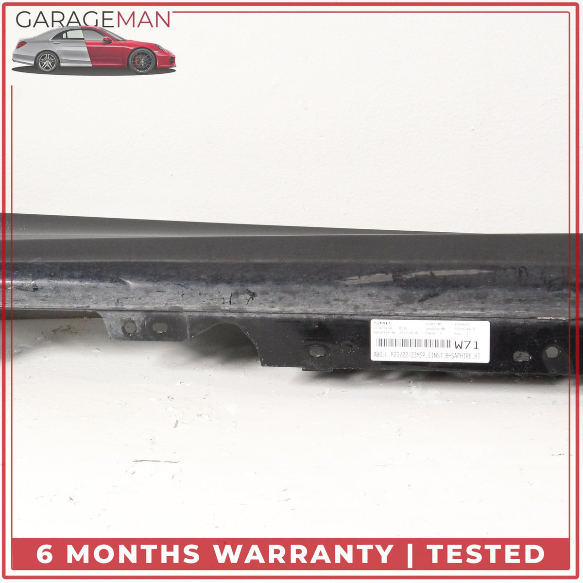 2014-2021 BMW M235i F22 Left Driver Side Skirt Molding Rocker Panel Black OEM