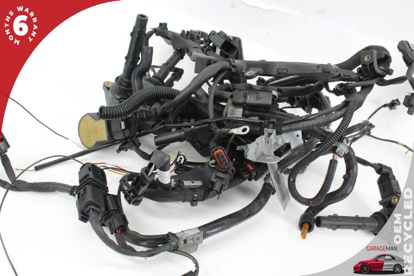 2006-2009 Mercedes W211 E350 Engine Wire Harness Assembly w/ Ignition Coil OEM