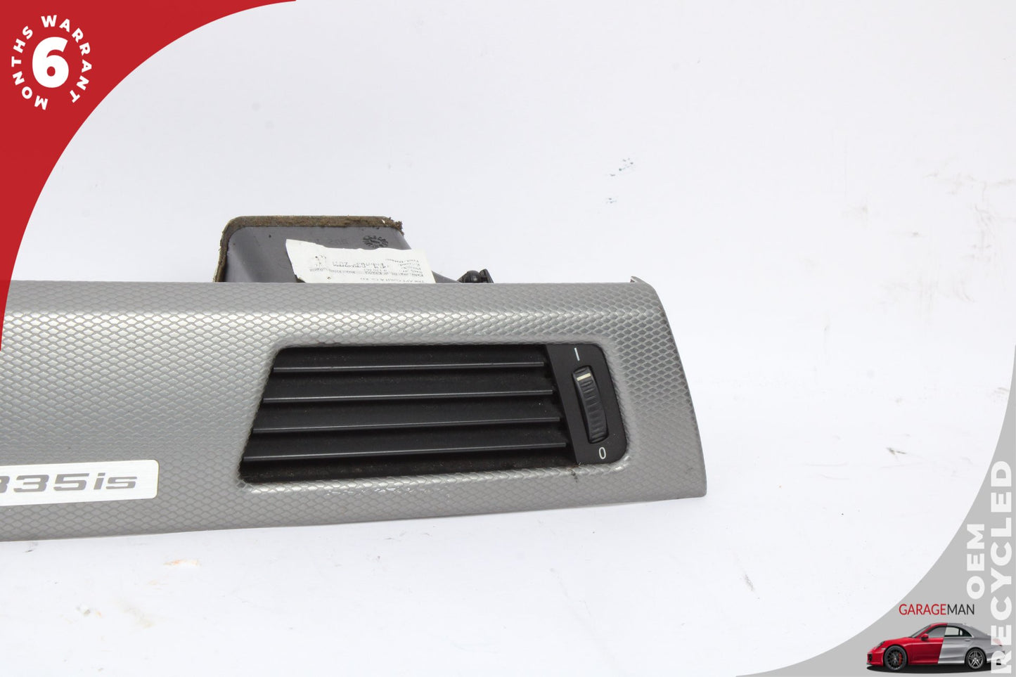 2007-2013 BMW 335is Front Dash AC Air Vent Grille Panel w/ Engine Switch OEM