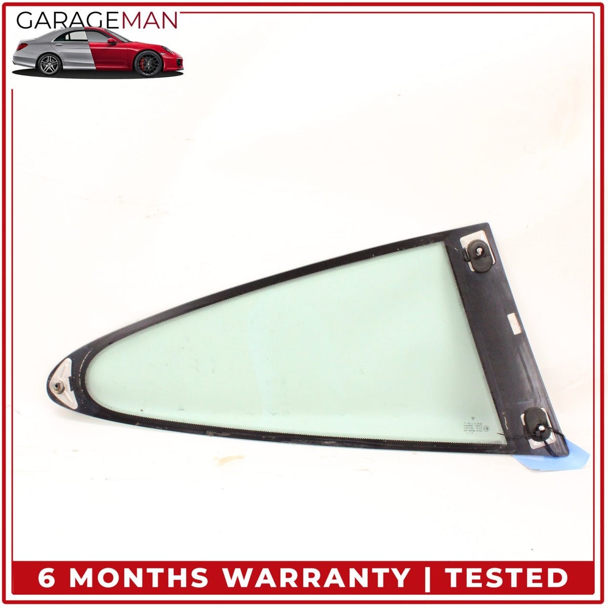 1999-2005 Porsche 911 Carrera 996 Coupe Rear Left Side Quarter Window Glass OEM
