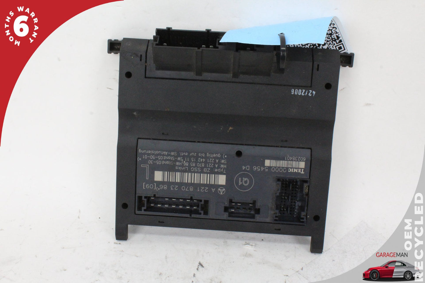 2007-2013 Mercedes W221 S550 Front Left Seat Control Module Unit 2218702386 OEM