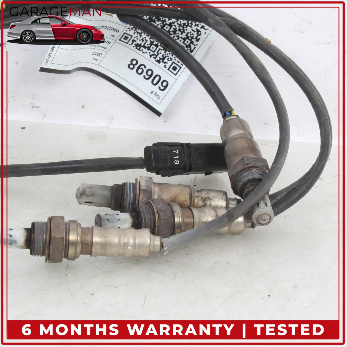2012-2015 Audi A7 A6 3.0L Engine Oxygen O2 Lambda Sensor Set of 4 06E906265R OEM