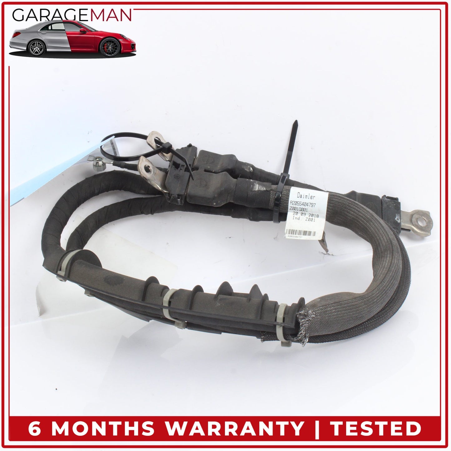 2015-2020 Mercedes W205 C300 Battery Starter Alternator Cable Harness OEM