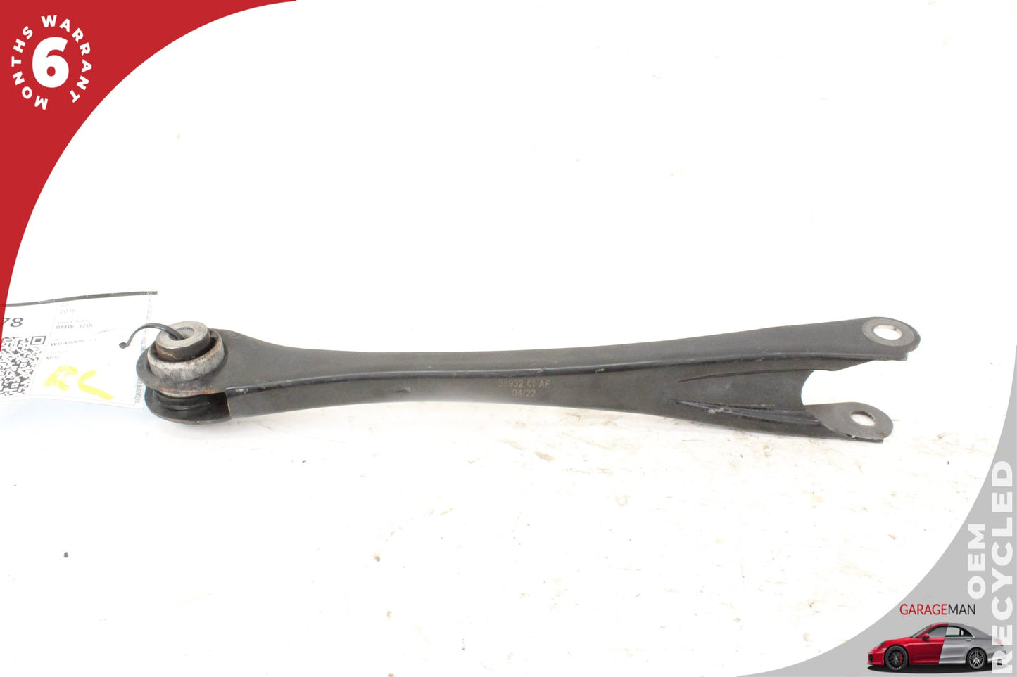2012-2018 BMW 320i F30 Rear Left or Right Side Trailing Control Arm 6792527 OEM