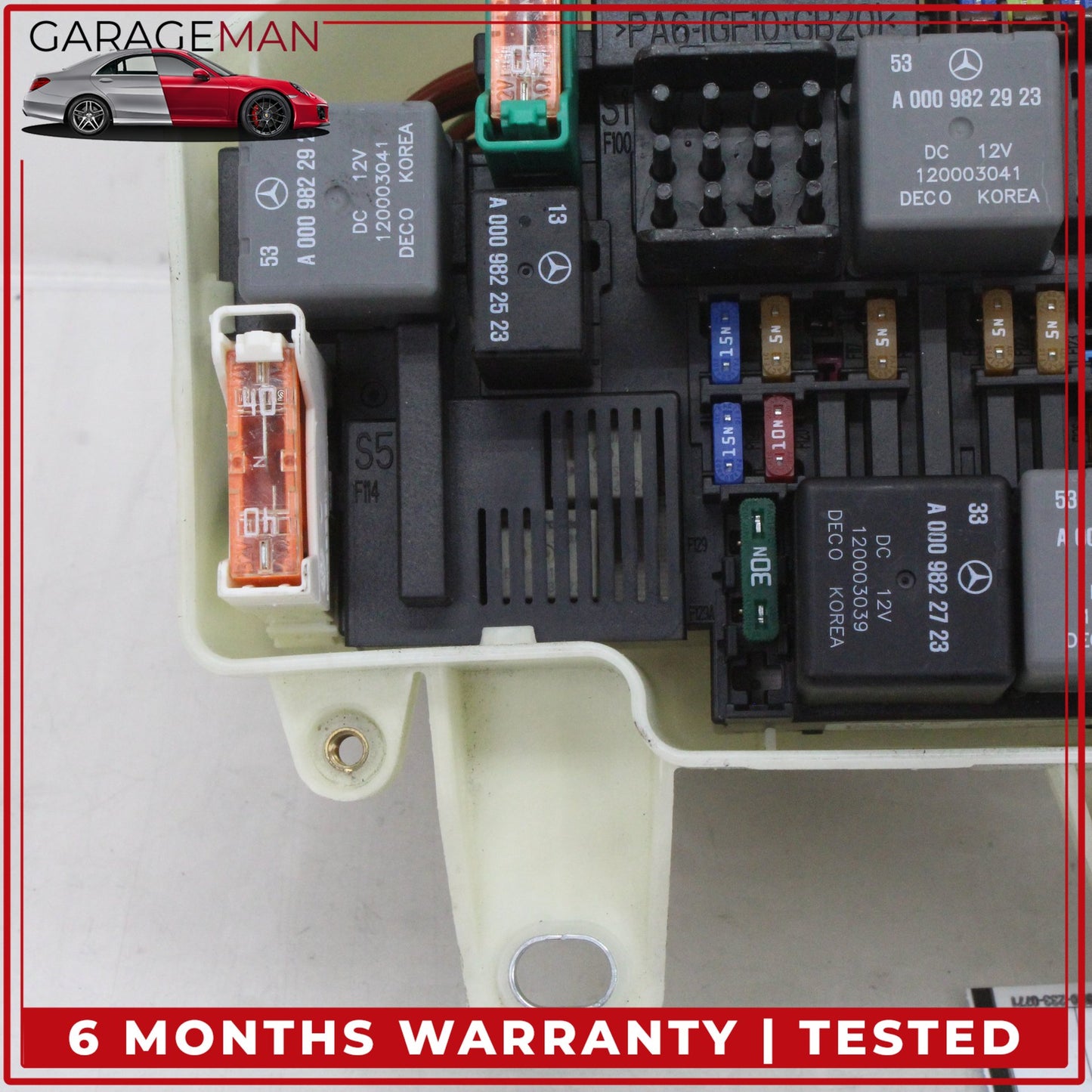 2014-2017 Mercedes W222 S550e Front Engine Fuse Box Relay 2225400024 OEM
