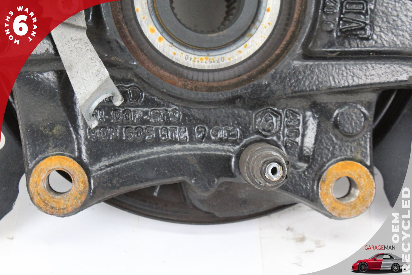 2007-2015 Audi Q7 Rear Right Side Spindle Knuckle Wheel Hub 7L8505436 OEM