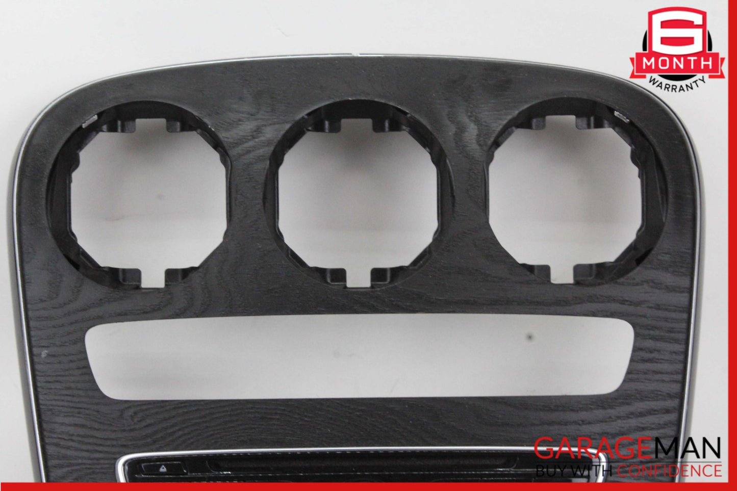 15-18 Mercedes W205 C300 Center Console Trim Bezel w/ Control Switch & Clock OEM