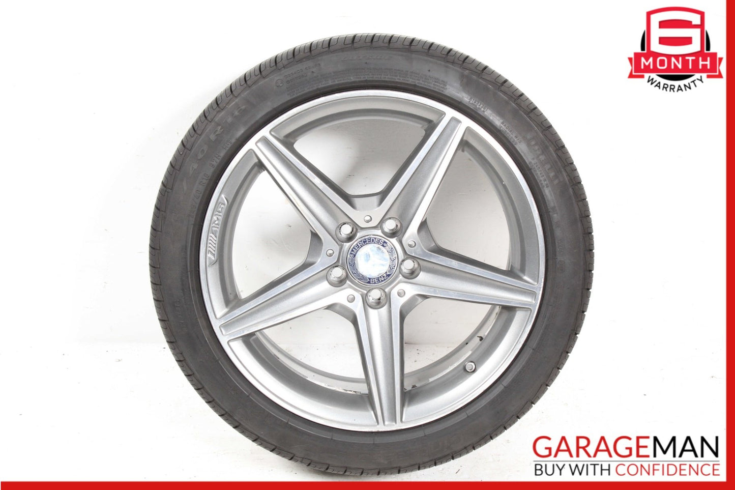 2015-2018 Mercedes W205 C300 Rear Wheel Tire Rim 8.5Jx18H2 ET49 2054011200 OEM