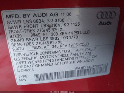 2007 Audi Q7 4L