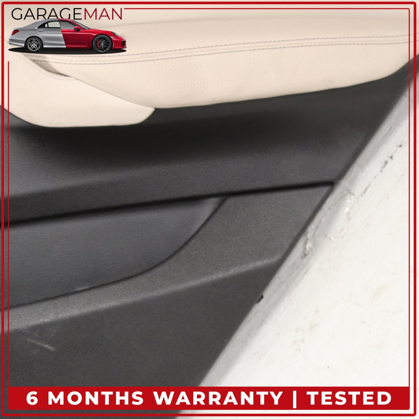 2011-2017 BMW X3 F25 SUV Rear Right Side Interior Door Trim Panel Beige OEM