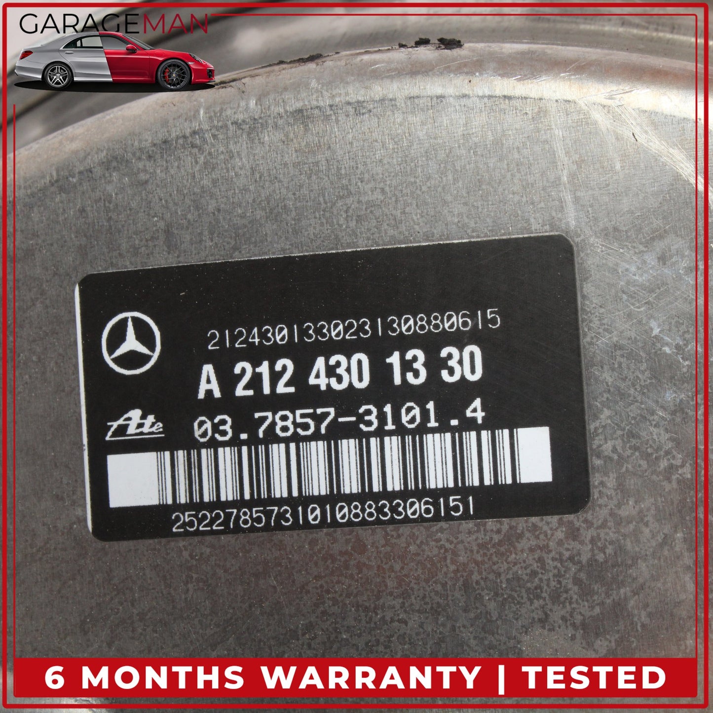2014-2018 Mercedes-Benz CLS550 W218 Power Brake Booster Master Cylinder w/ Reservoir 2124301330