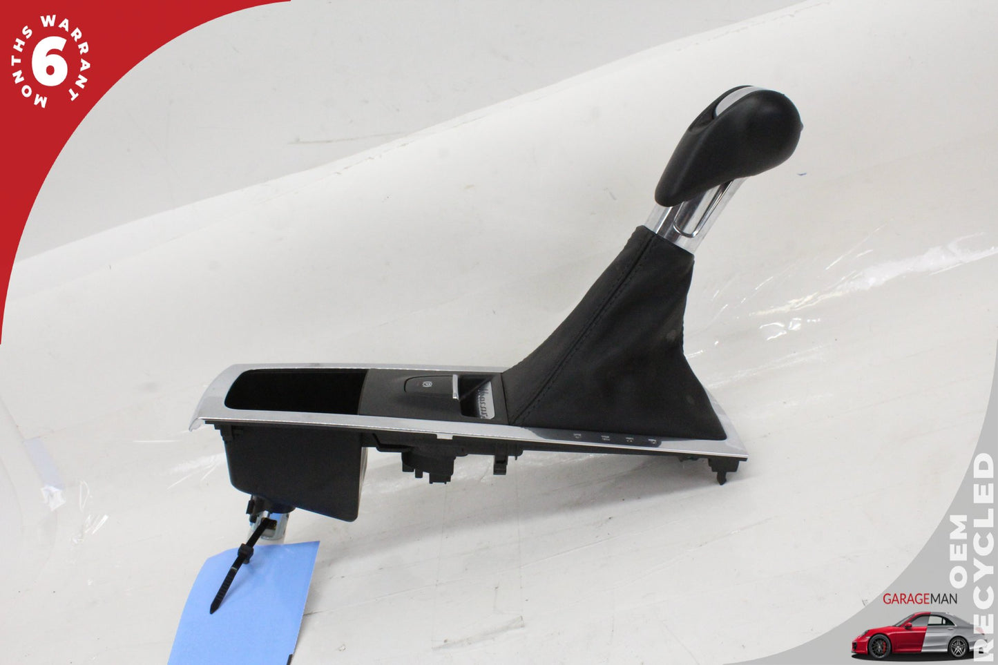 2015-2018 Porsche Macan 95B Center Console Shifter Knob Boot Trim Cover OEM