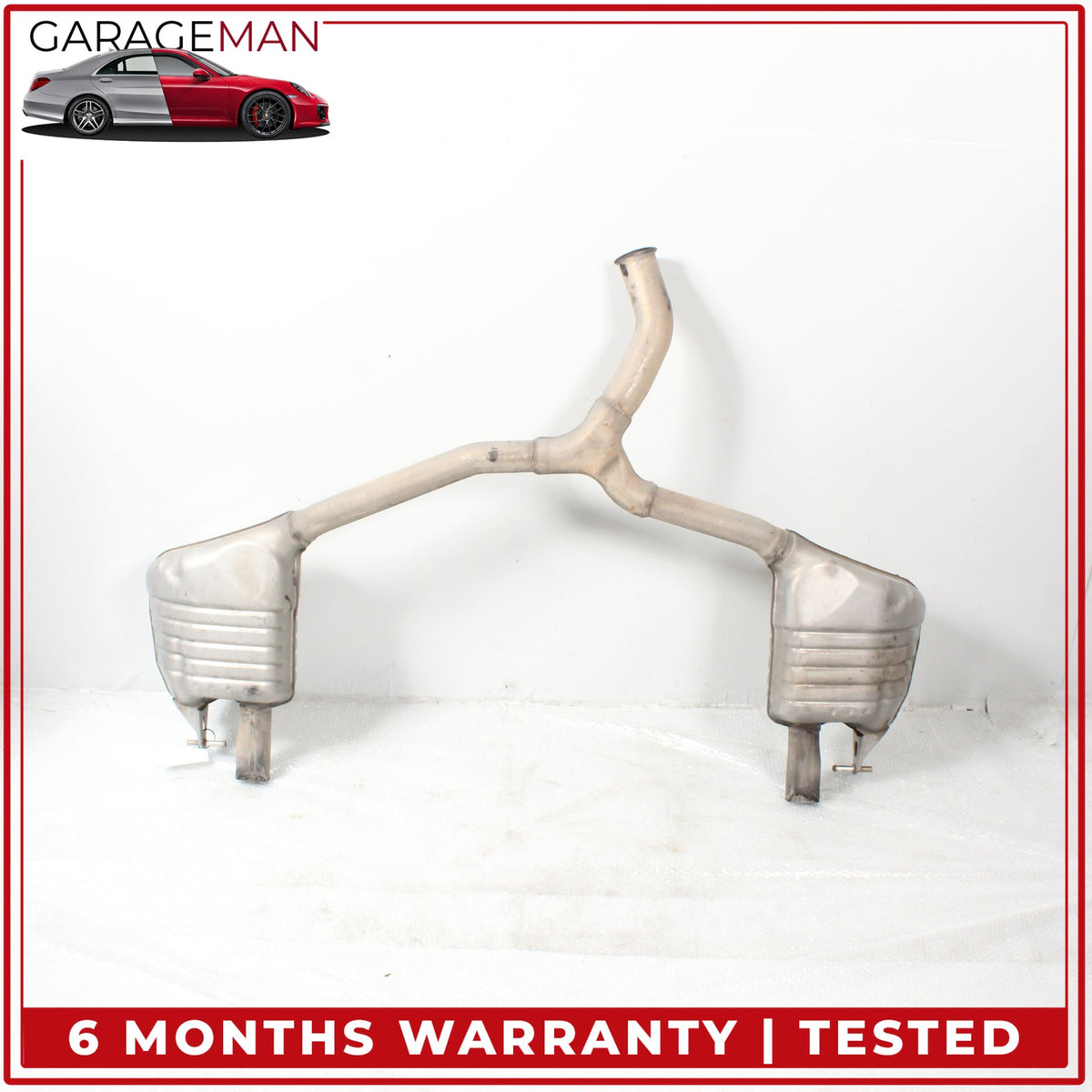 2015-2018 Mercedes W205 C300 Rear Exhaust System Left and Right Muffler Set OEM