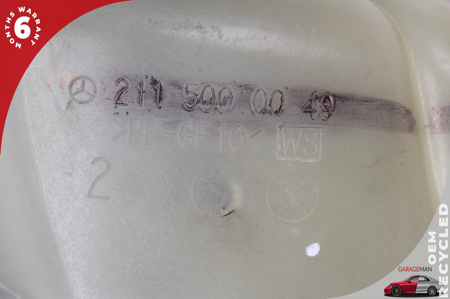 2003-2009 Mercedes W211 E500 E550 Coolant Overflow Reservoir 2115000049 OEM