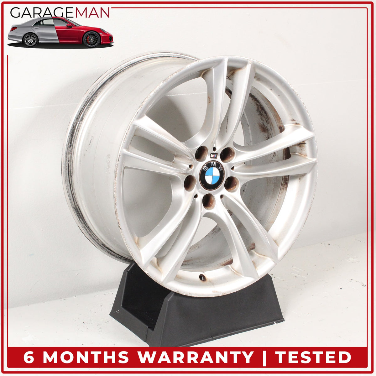 2009-2017 BMW 550i 535i 740i 750i Rear Wheel Rim 10JX20EH2 IS41 7841824 OEM