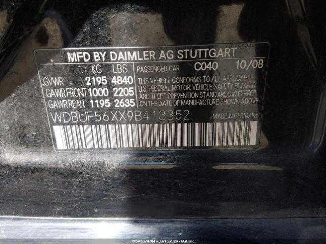 Parting Out- 2009 Mercedes-Benz E350 W211- 166