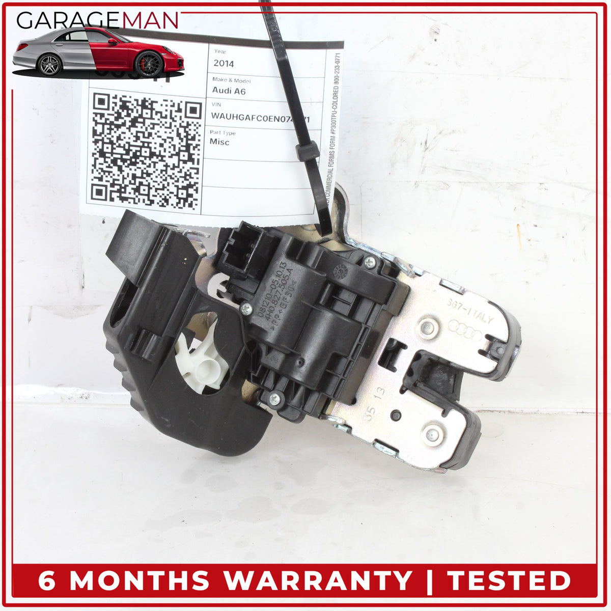 2012-2018 Audi A6 A7 Rear Trunk Lid Tailgate Lock Latch Actuator 4H0827505 OEM