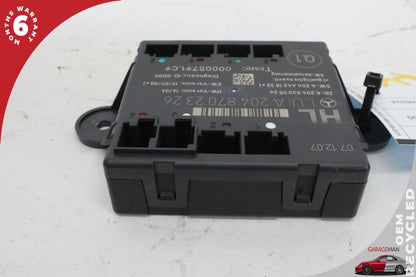 08-14 Mercedes-Benz C300 w204 Sedan Left Rear Door Control Module 2048702326 OEM