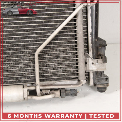 2005-2009 Mercedes W203 C230 Engine Cooling Radiator AC Condenser Assembly OEM