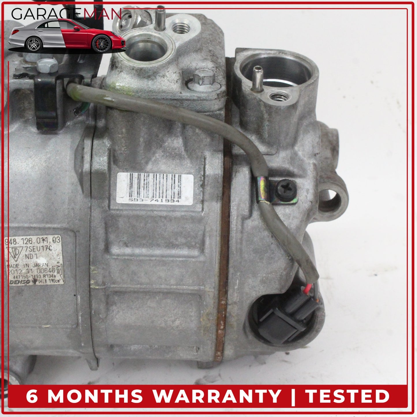 2010-2013 Porsche Panamera 970 AC A/C Air Conditioning Compressor OEM