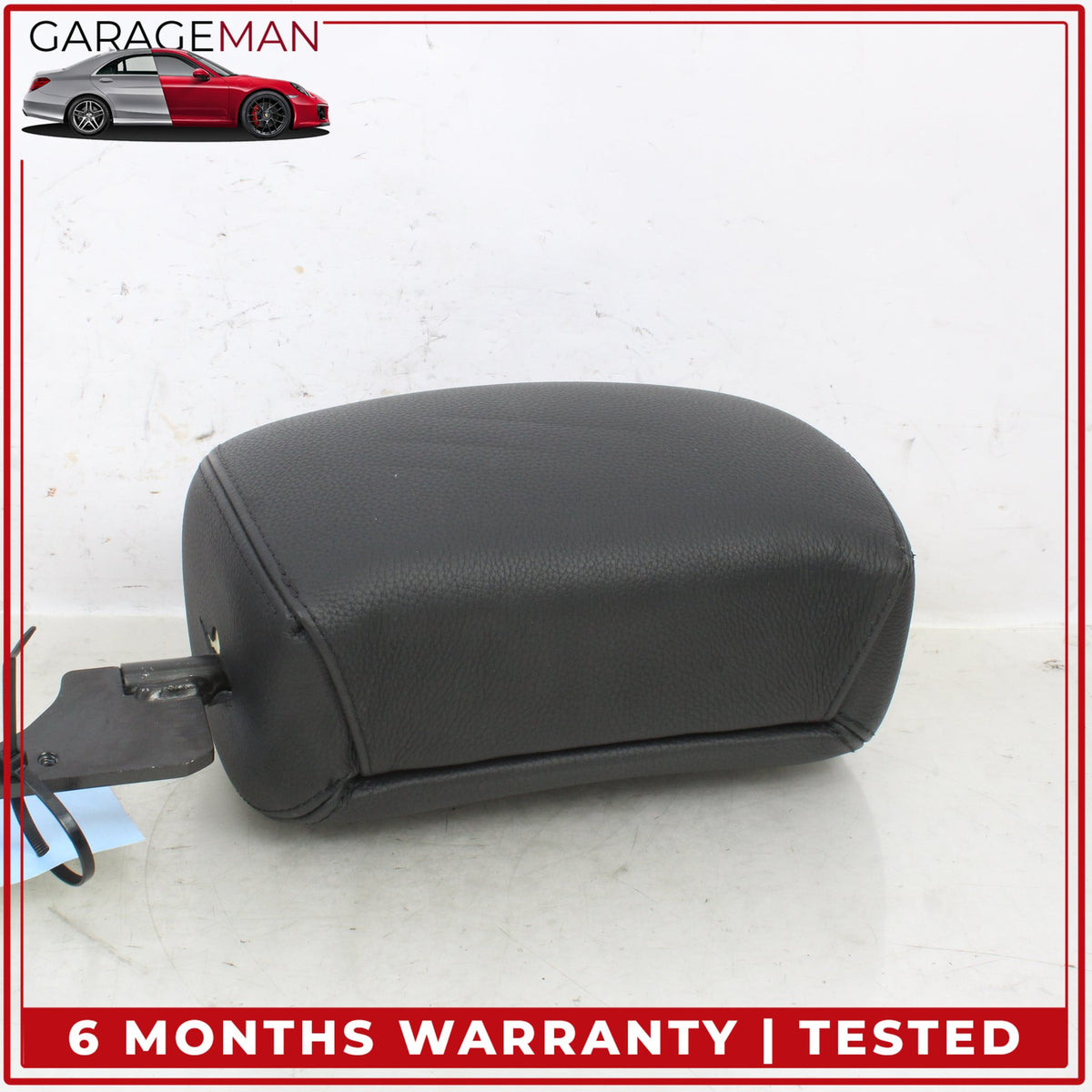 2004-2007 BMW 650i E64 RWD Front Left & Right Headrest Black OEM