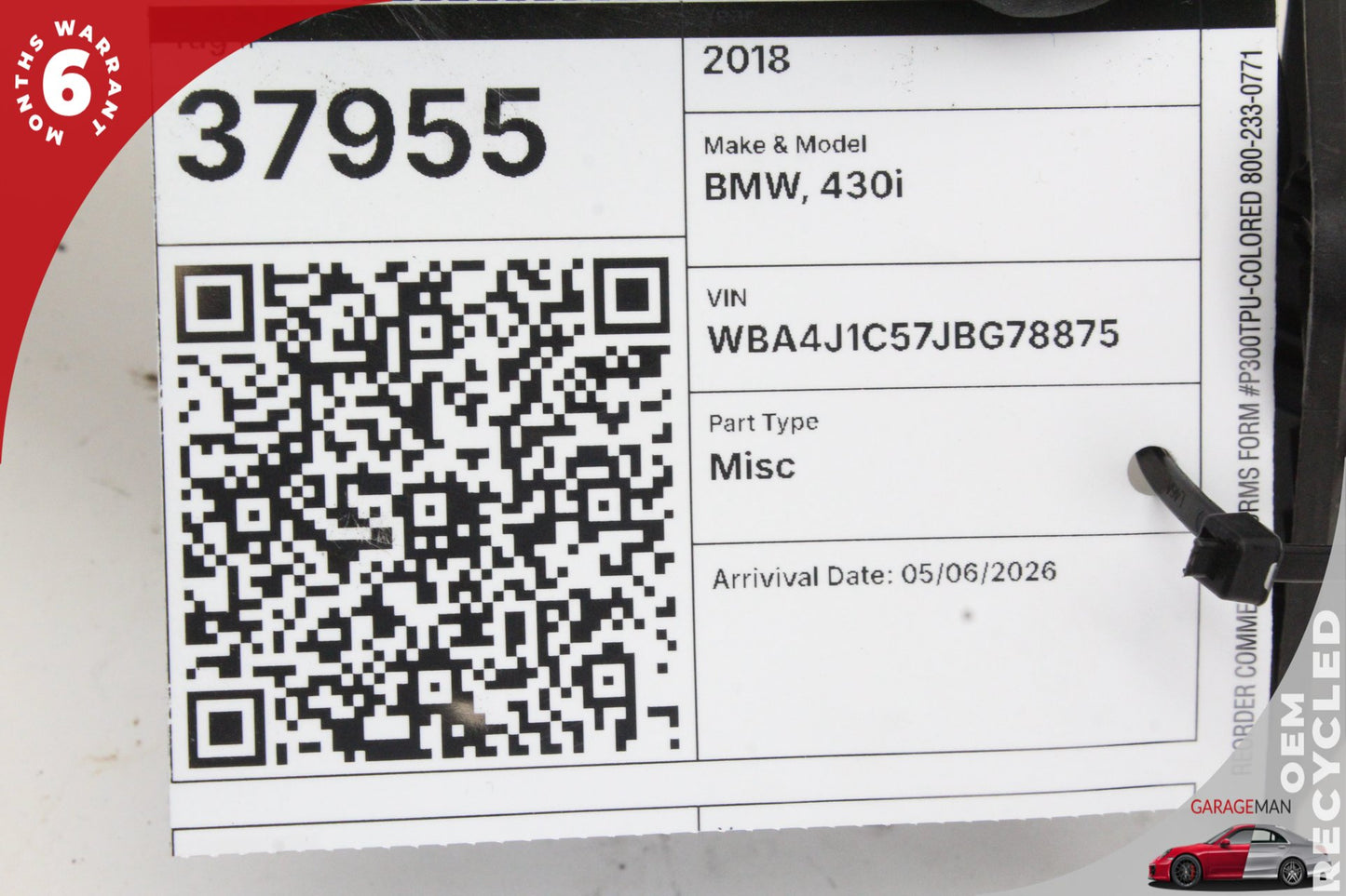 2014-2020 BMW 430i 440i 428i F36 Gas Acceleration Throttle Pedal 6853175 OEM