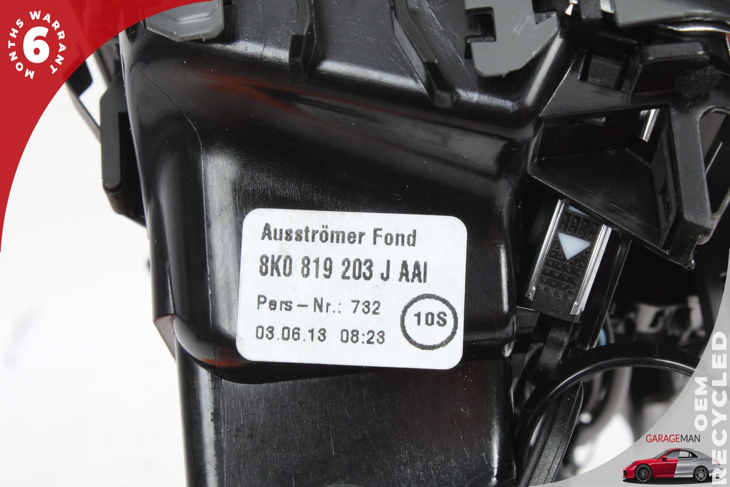 2013-2017 Audi Q5 SQ5 Rear AC A/C Climate Control Dual Air Vent 8K0819203 OEM