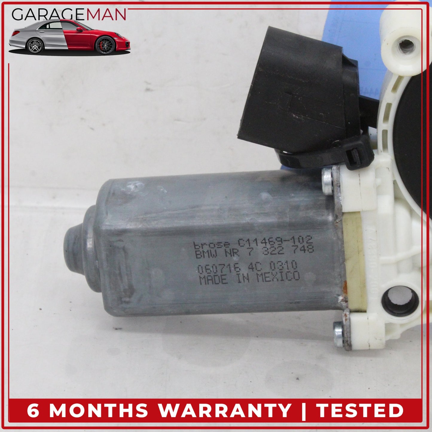 2011-2018 BMW X3 X4 F25 F26 Front or Rear Right Side Window Regulator Motor OEM