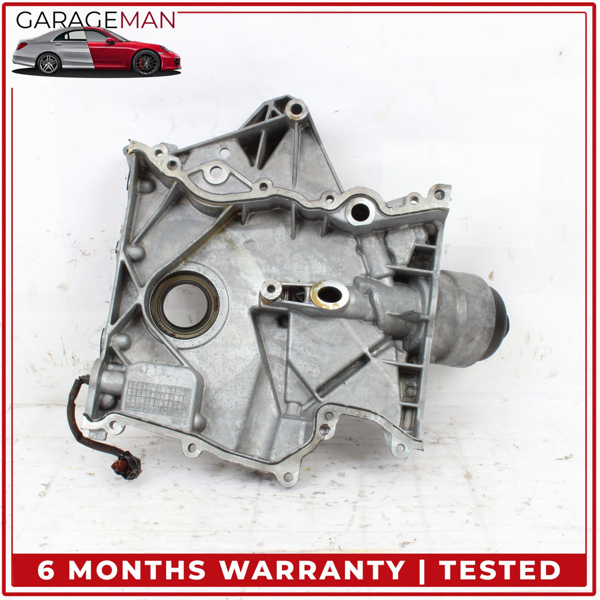 2015-2023 Mercedes W205 C300 GLC300 Metris Engine Timing Chain Cover Plate OEM