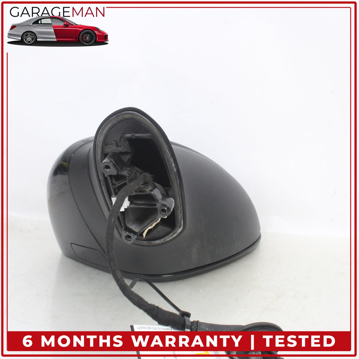 2015-2018 Porsche Cayenne 958 Front Left Door Rear View Mirror w/ Blind Spot OEM