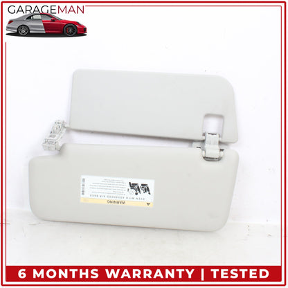 2017-2023 Mercedes W213 E300 Front Left and Right Side Sun Visor Set Gray OEM