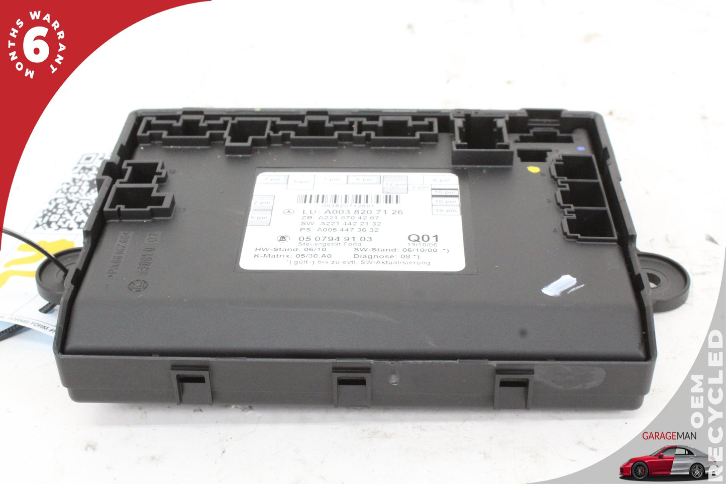 2007-2013 Mercedes W221 S550 Rear Left or Right Door Control Module Unit OEM