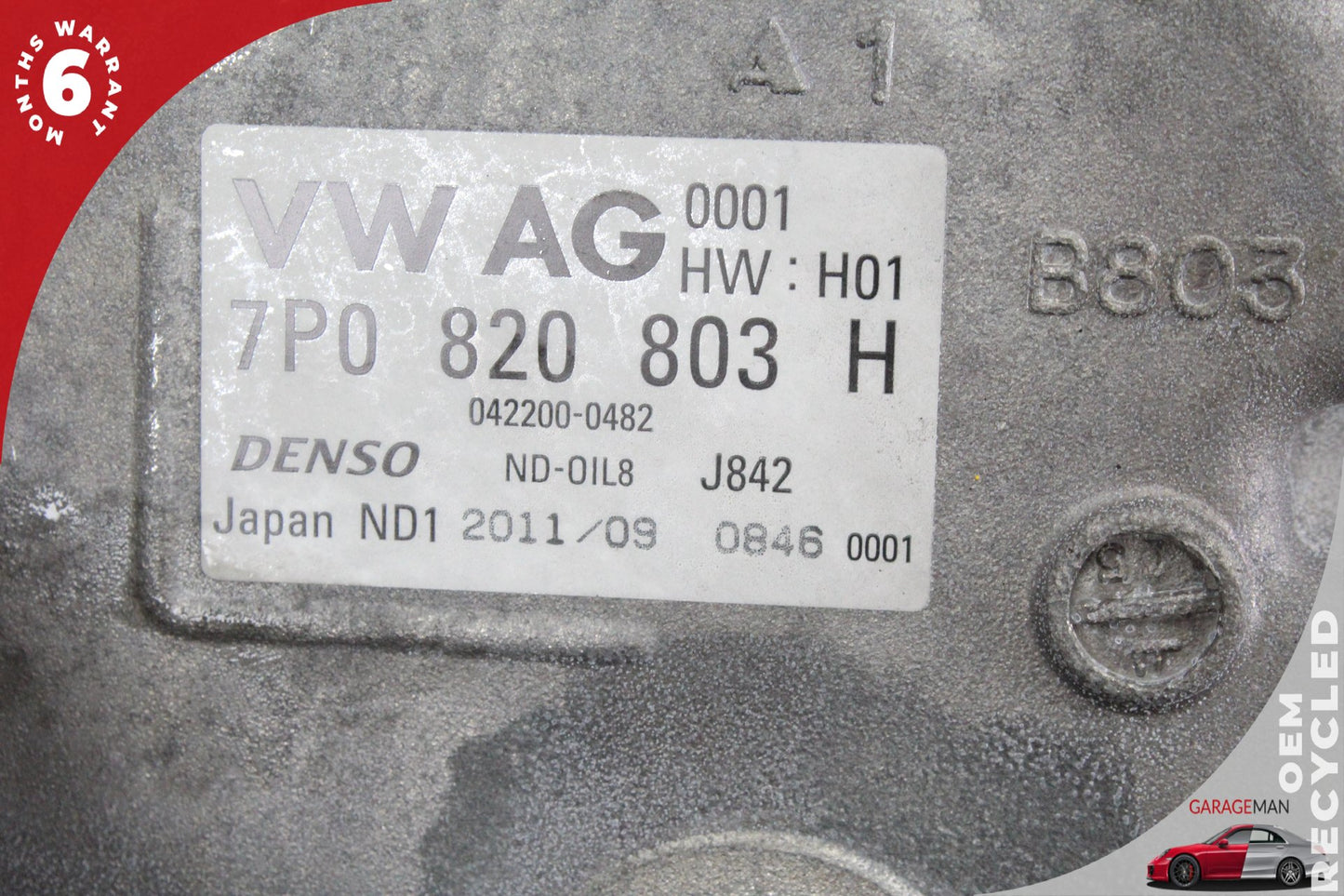 2011-2014 Porsche Cayenne S Hybrid 92A SUV AC A/C Air Conditioning Compressor 7P0820803H