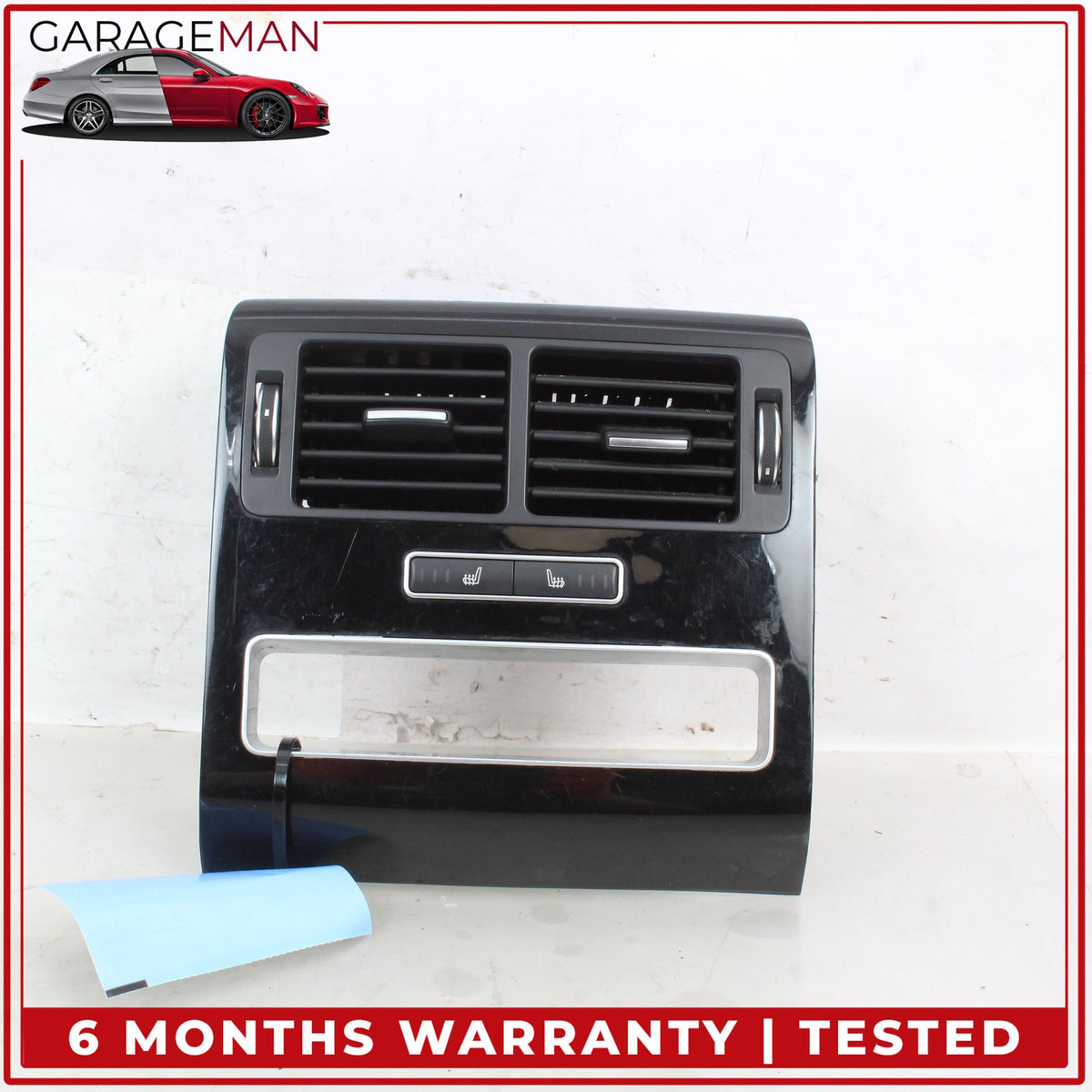 2014-2022 Range Rover Sport L494 Rear Center Console Air Vent Trim w/ Switch OEM
