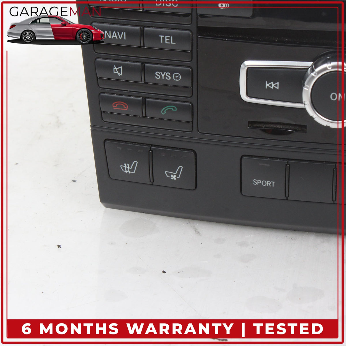 2011-2013 Mercedes C207 E550 Head Unit Navigation Command Comand CD Audio OEM