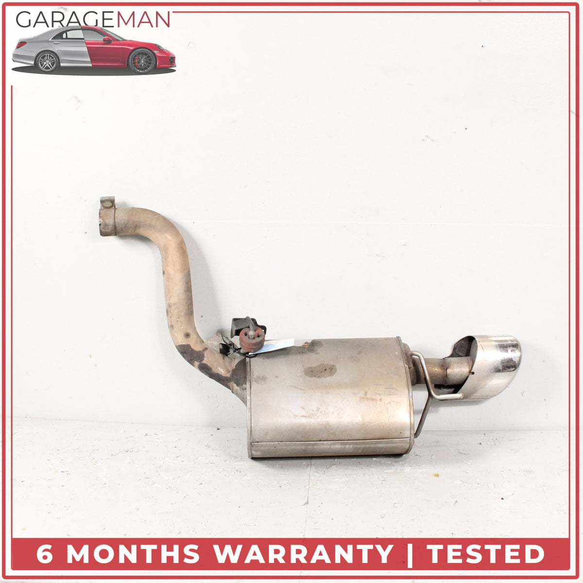 2013-2015 Jaguar XF X250 Exhaust Muffler Left and Right Side Set DX235230AB OEM