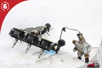2009-2012 Audi Q5 Left and Right Lower Intake Manifold Fuel Rail w/ Injectors