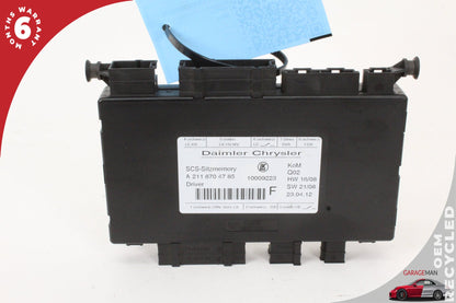 03-13 Mercedes-Benz R350 W251 SUV Front Left Seat Control Module 2118704785 OEM