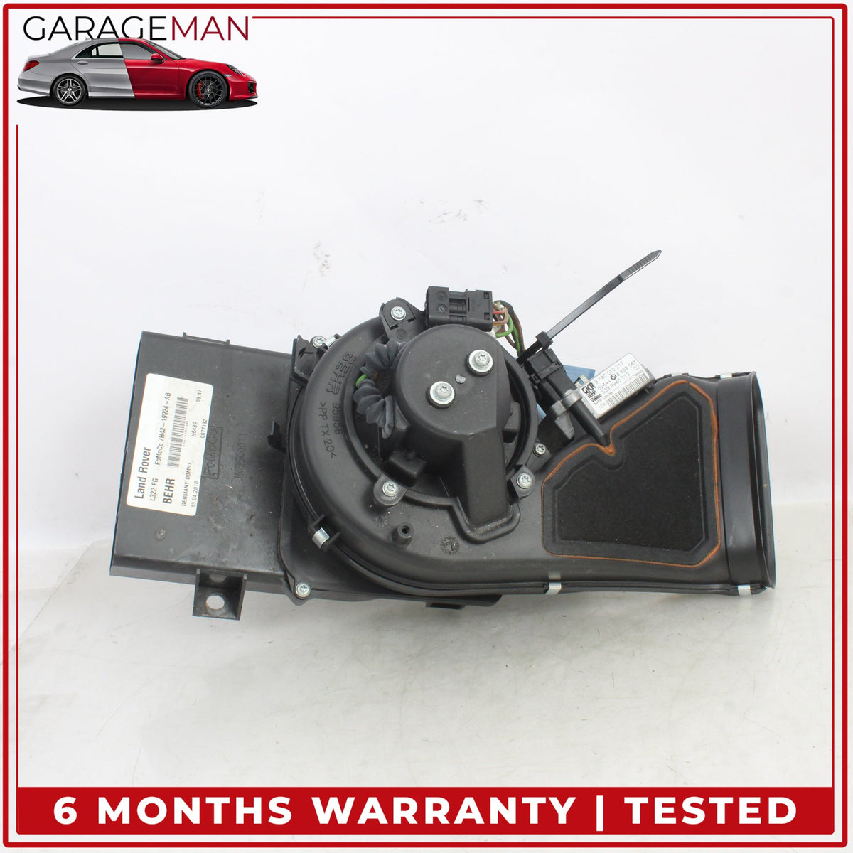 2006-2012 Range Rover L322 Rear Center A/C Heater Blower Motor 7H4219924AB OEM