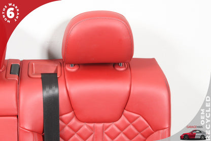 2018-2020 Audi SQ5 SUV Rear Left Driver Side Complete Seat Assembly Red OEM
