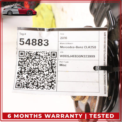 2014-2020 Mercedes W117 CLA250 GLA250 Front Right Spindle Knuckle Wheel Hub OEM