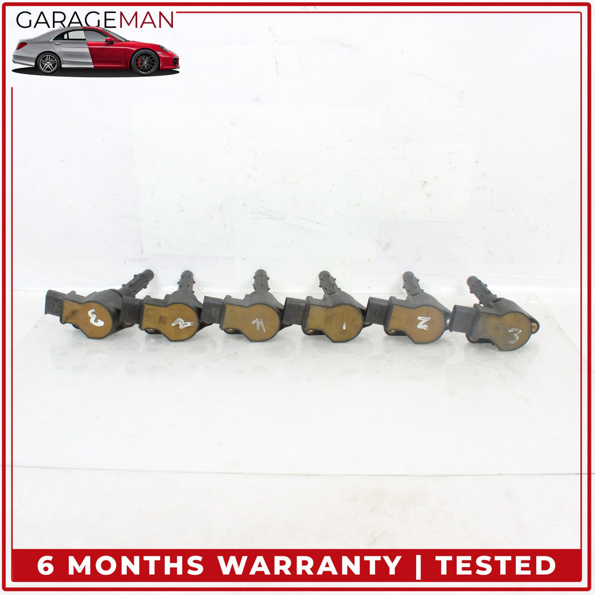 2006-2013 Mercedes W211 E350 GLK350 Ignition Coils Set of 6 Pc 0001502780 OEM