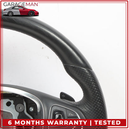 2015-2019 Mercedes W213 E300 Front Left Steering Wheel w/ Paddle Shifters OEM