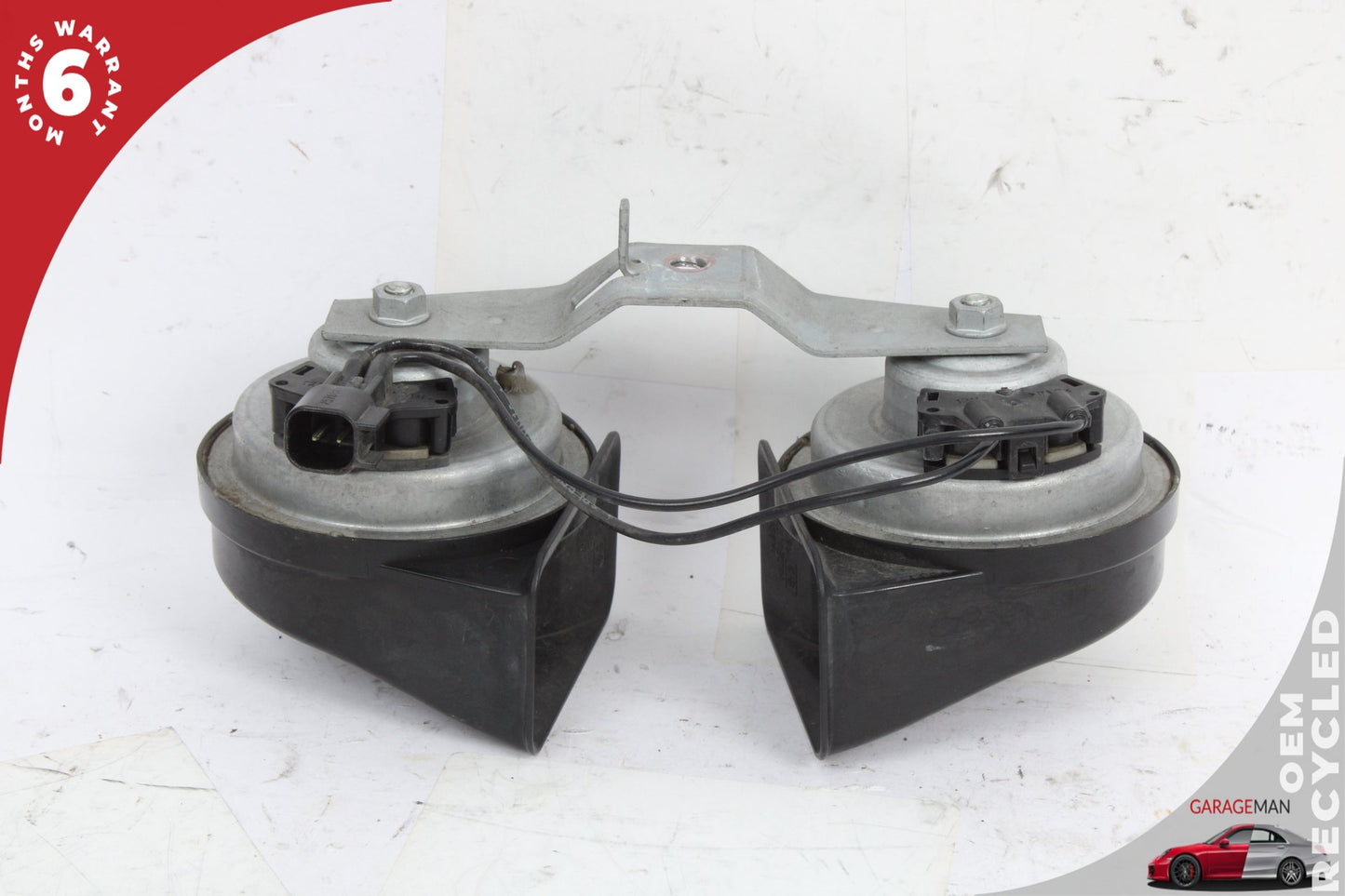 2002-2005 Ford Thunderbird Signal Siren Horn High Low Tone Set 0055306 OEM