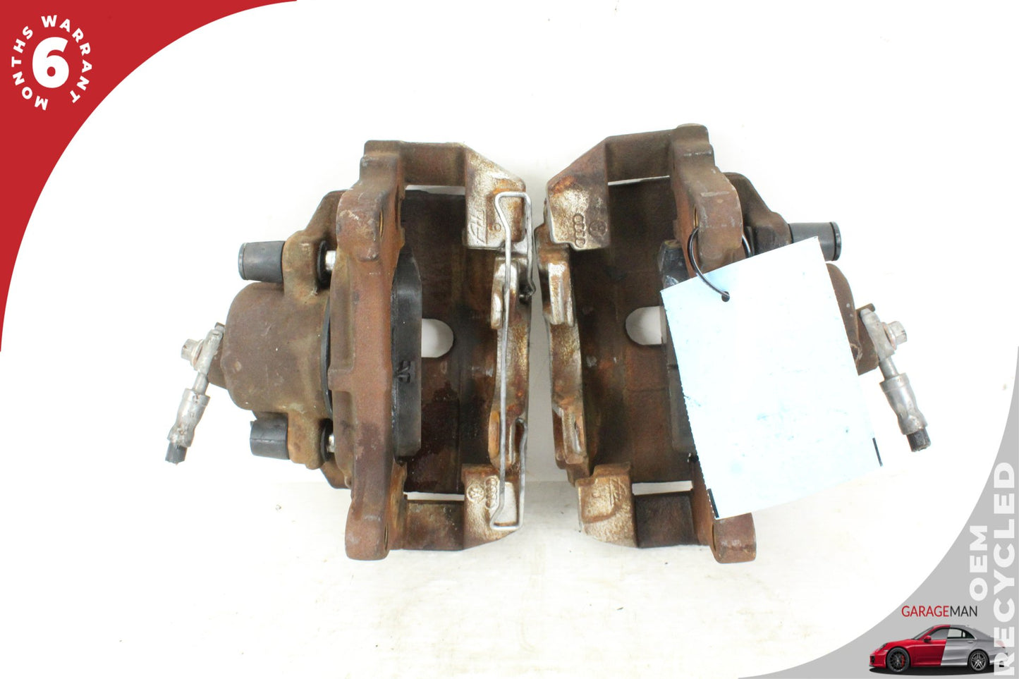 2005-2016 Audi TT 8J Front Left and Right Side Brake Caliper Set 1K0615124E OEM