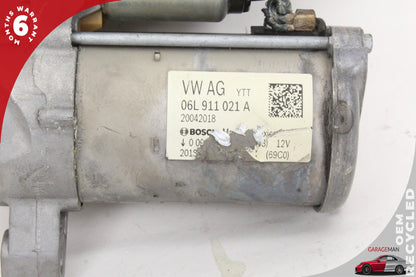 2018-2020 Audi Q5 2.0L Engine 12V Starter Motor Bosch VW AG 06L911021A OEM