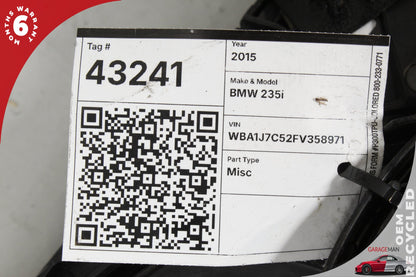 2014-2016 BMW 235i F22 Engine Radiator Cooling Fan Set Assembly