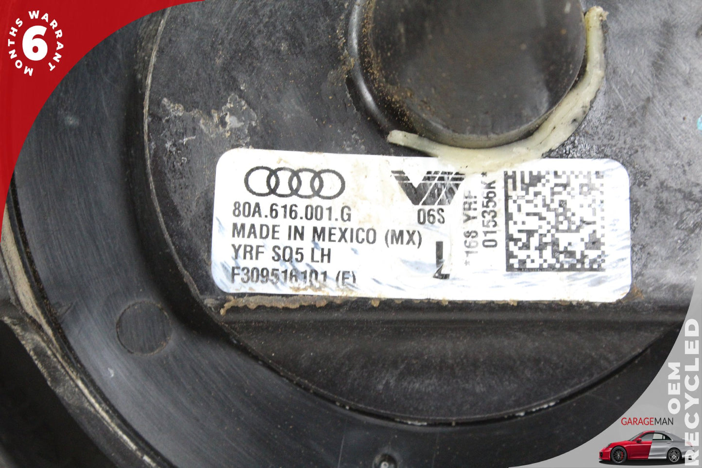 2018-2024 Audi SQ5 Q5 AWD Rear Left Air Suspension Spring Bag 80A616001G OEM