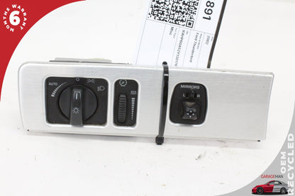 2002-2005 Ford Thunderbird Headlight Control Switch Panel w/ Trim 5W63B89AB OEM